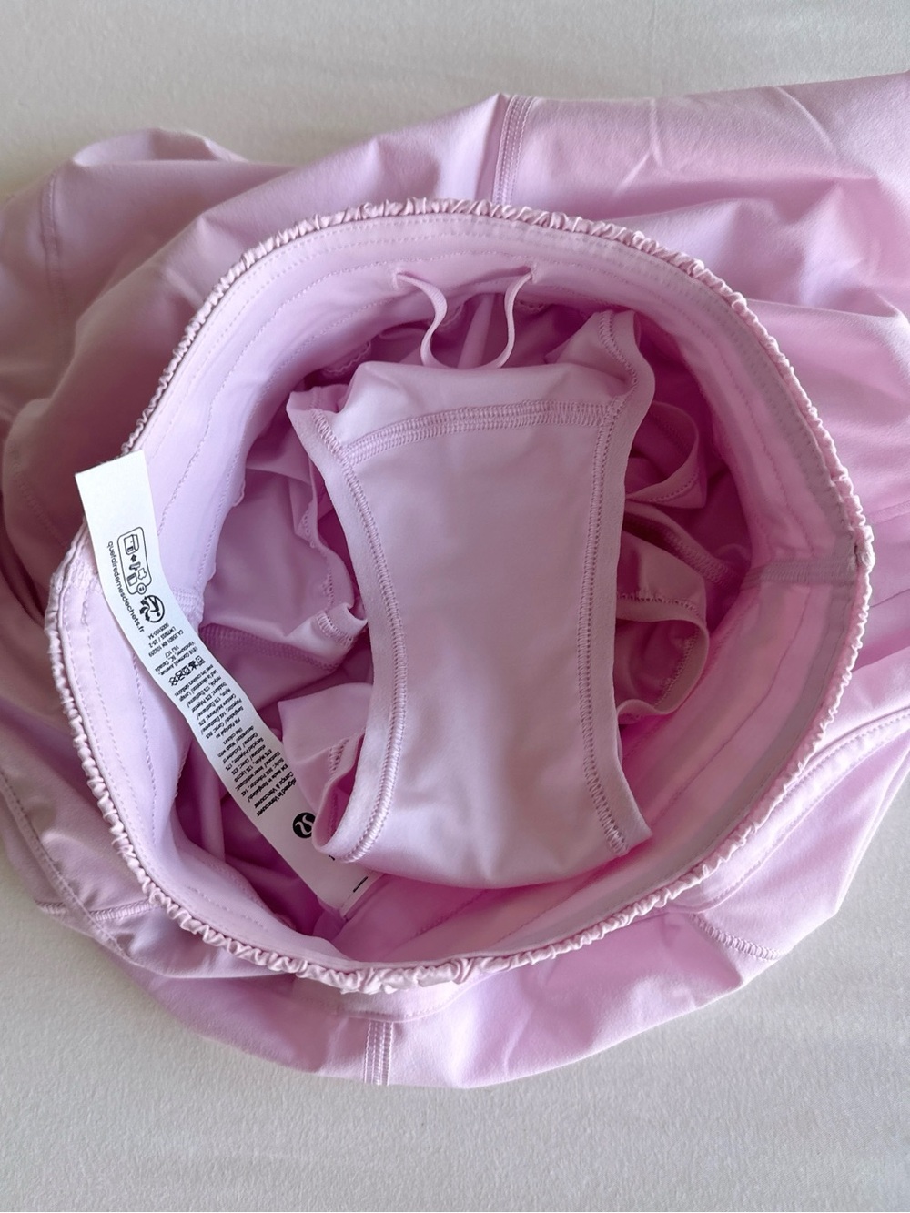lululemon Track That High-Rise Lined Short 3" Pink Organza Size 4 NWOT - Picture 15 of 15